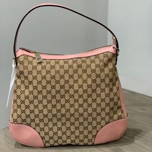 Gucci Pink Large Bree Hobo Bag